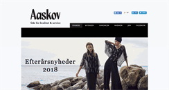 Desktop Screenshot of aaskov.dk